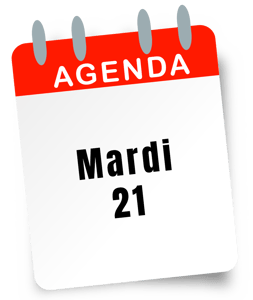 Agenda Mardi 21