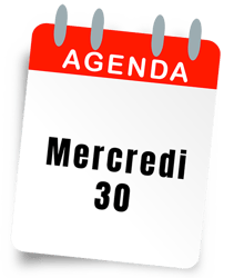 Agenda OnDAM Paris Mercredi 30